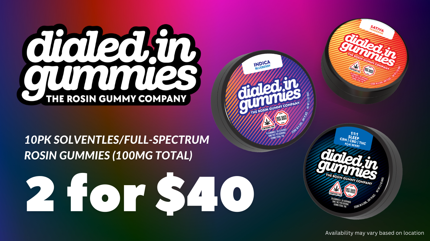 Dialed In Gummies: 2 for $40